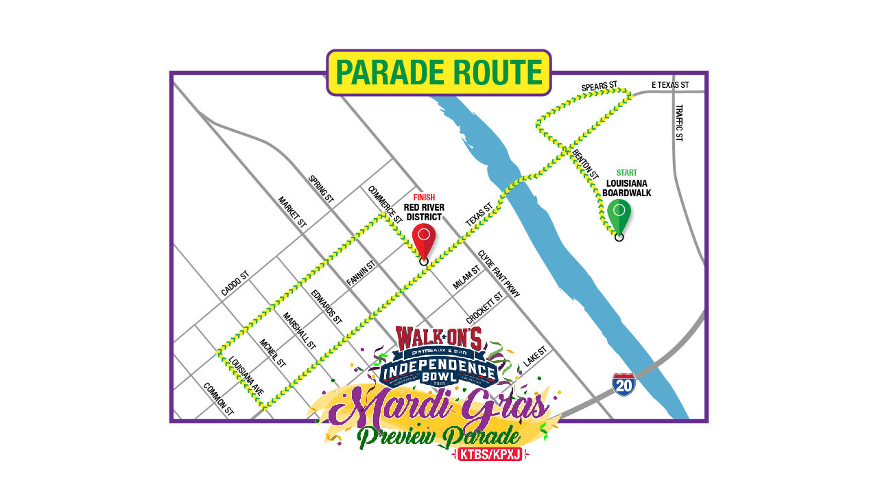 I Bowl Parade Map